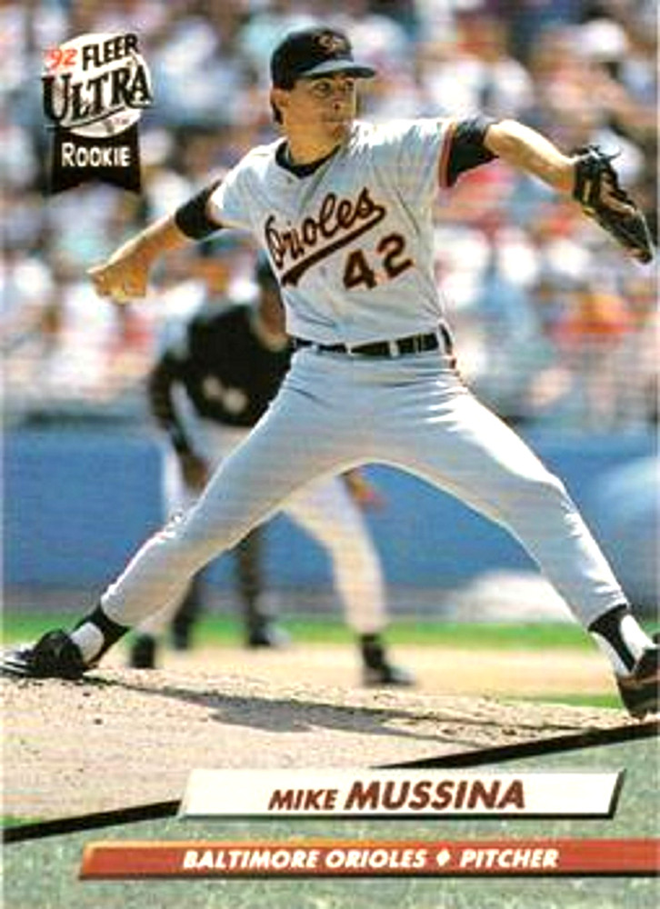 1992 Ultra #9 Mike Mussina Baltimore Orioles HOF