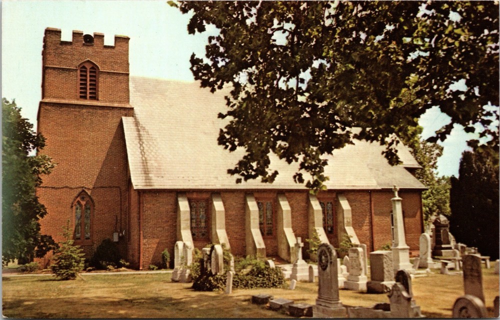 St. Stephen's Episcopal Church Seaford Delaware Vintage Postcard