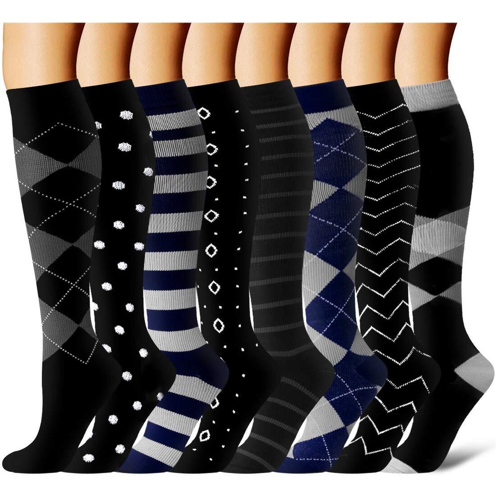 Compression Socks for Women and Men Circulation-Support for Running Athletic ...