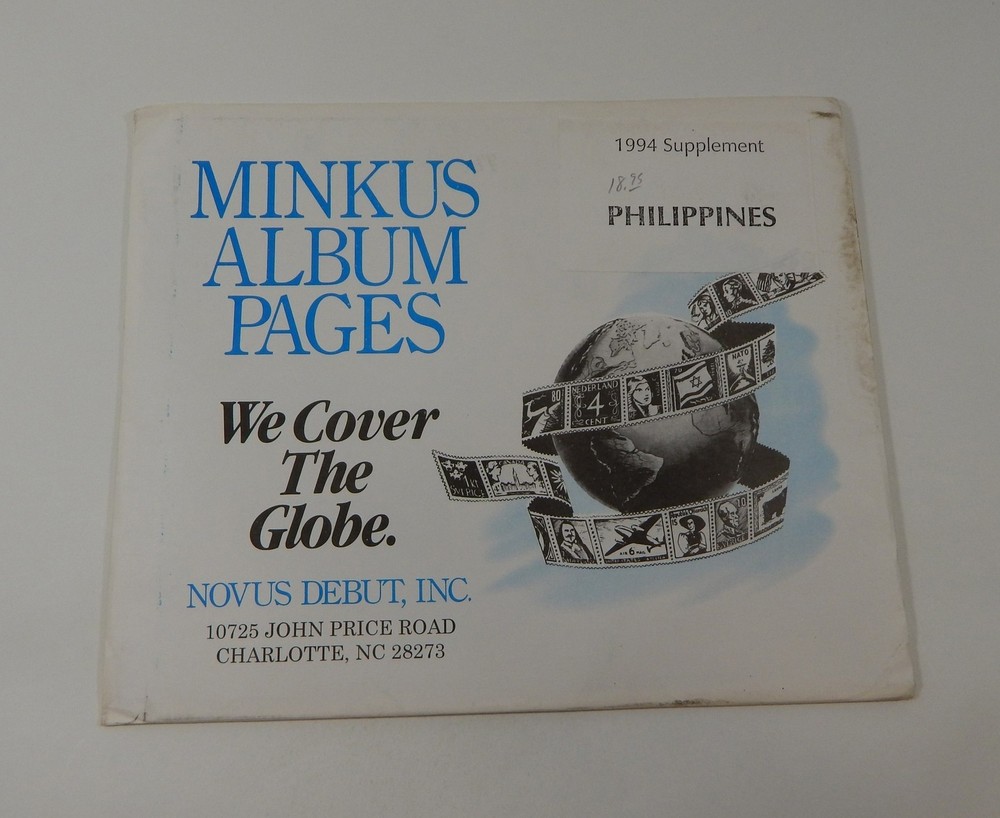 Minkus Philippines 1994 Supplement Stamp Album Pages