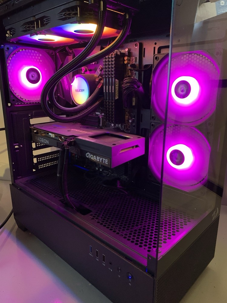 Ryzen 9 5900X Workstation Gaming PC RX 6600 32GB RAM 1TB NVMe RGB