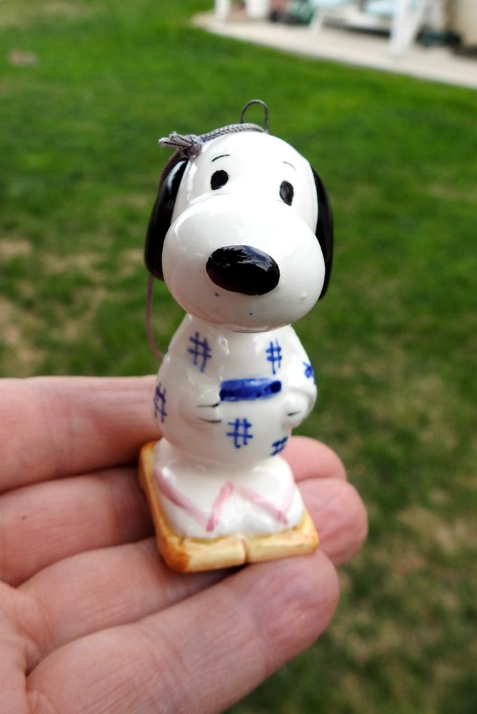 United Feature Syndicate Ornament Peanuts SNOOPY Wearing Kimono For Japan