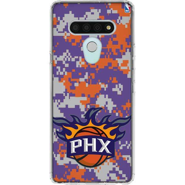 NBA Phoenix Suns LG Stylo 6 Clear Case - Phoenix Suns Digi Camo