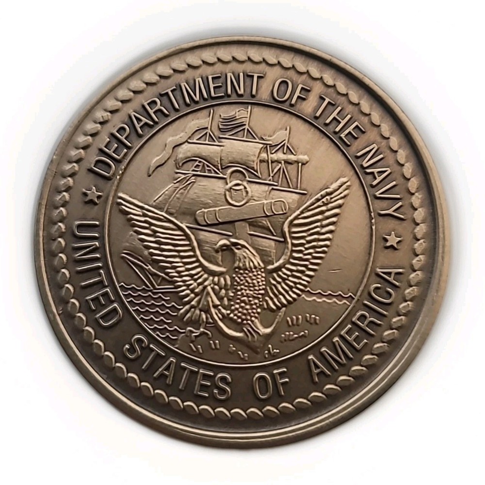 VFW USA Navy Veteran Challenge Coin Military Collectible
