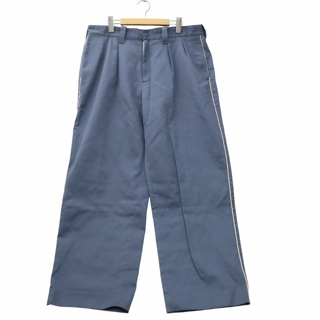CALEE 2025SS SIDE LINE TUCK TROUSERS Sideline Tuck Trousers Chino Pants XL BLUE