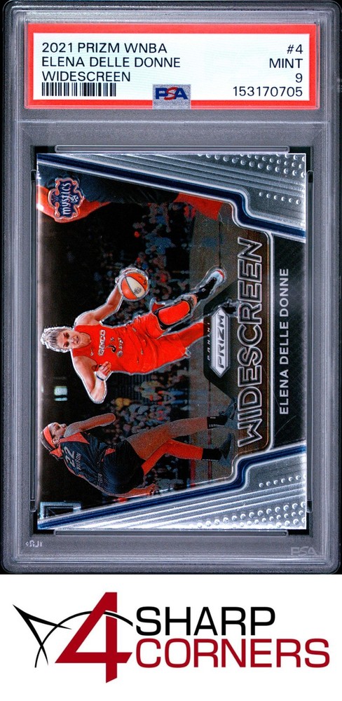 2021 Panini Prizm Wnba Widescreen #4 Elena Delle Donne Hof Pop 1 Psa 9Price points for all collectors!
