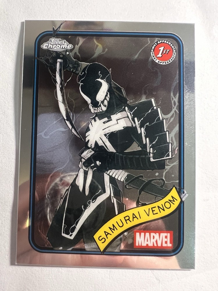 2025 Topps Chrome Marvel Samurai Venom 1st Appearance #127