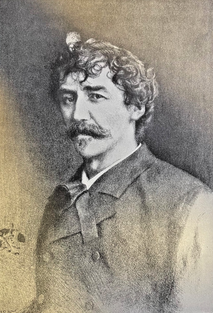1903 Vintage Magazine Illustration Artist James A. McNeill Whistler