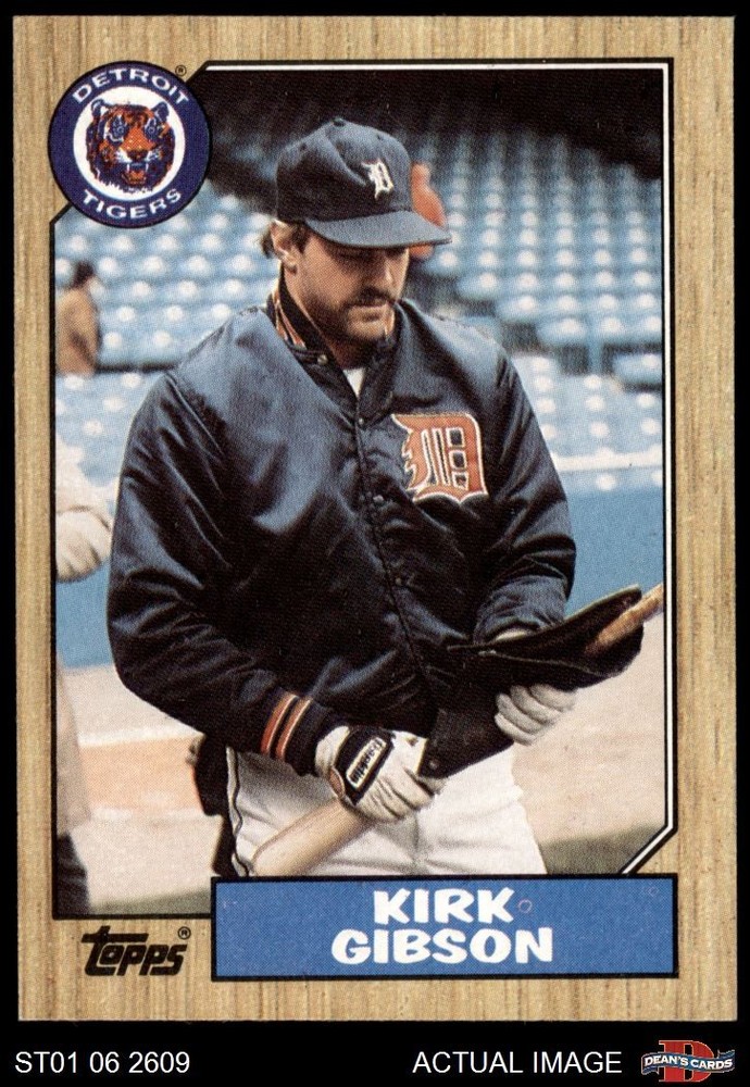1987 Topps #765 Kirk Gibson Tigers 8 - NM/MT