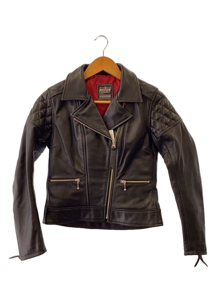 Kadoya Double Riders Jacket/S/Cowhide/Blk 21901