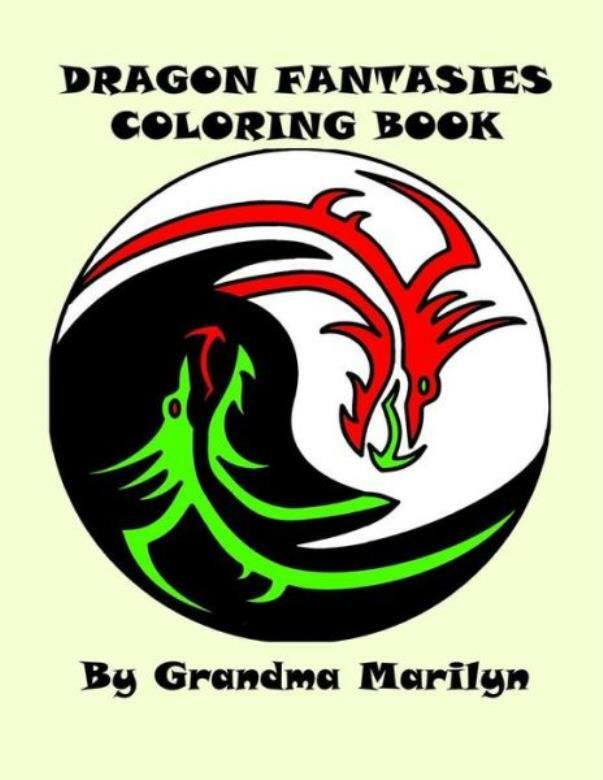 Dragon Fantasies Coloring Book