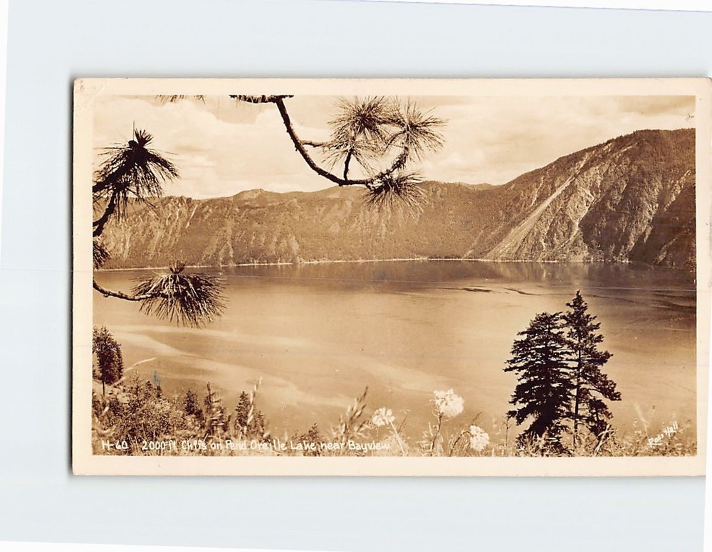 Postcard Cliffs on Pend Oreille Lake Idaho USA