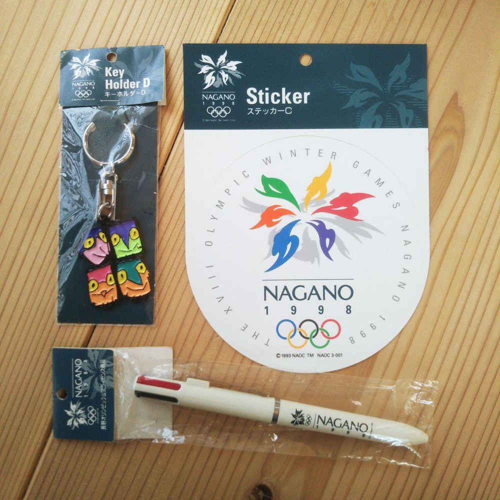 1998 Nagano Olympics Officially Licensed Products 3 Items