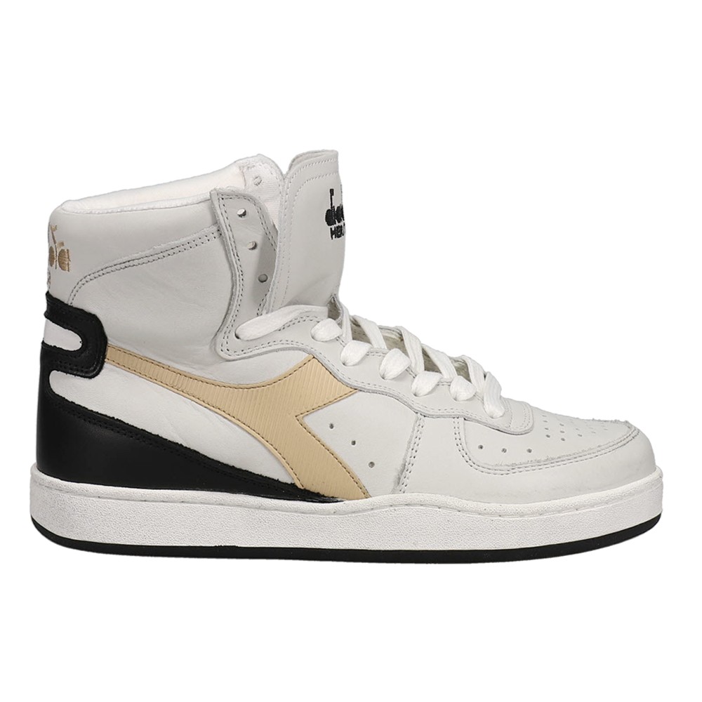 diadora Mi Basket Used High Top  Mens Off White Sneakers Casual Shoes 158569-C95