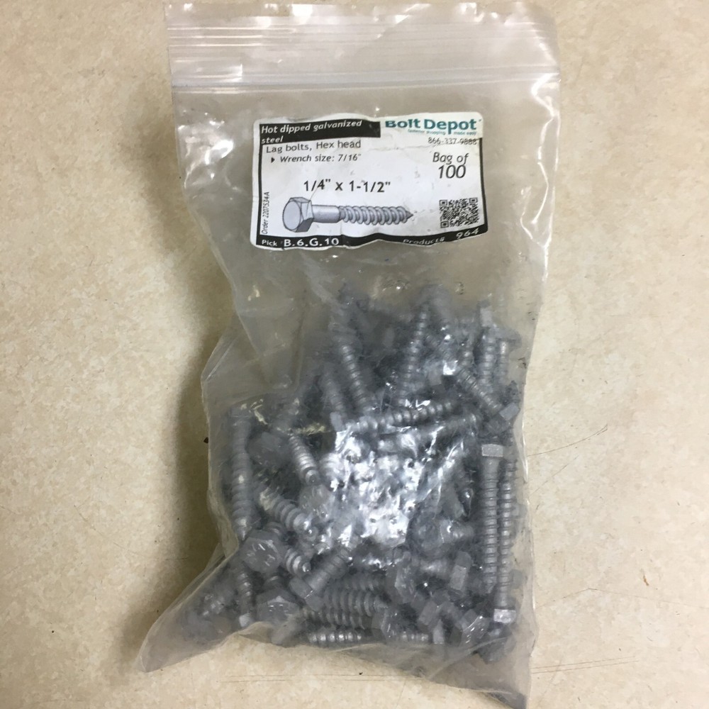100-Piece 1/4