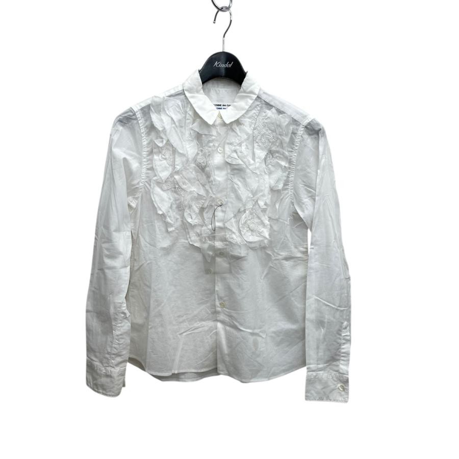COMME des GARCONS Frill Blouse White Size S Used Women