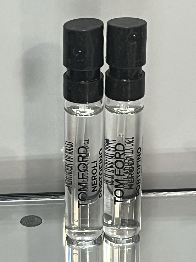 2X Tom Ford Neroli Portofino 0.07 oz, 2 ml EDP perfume spray vial