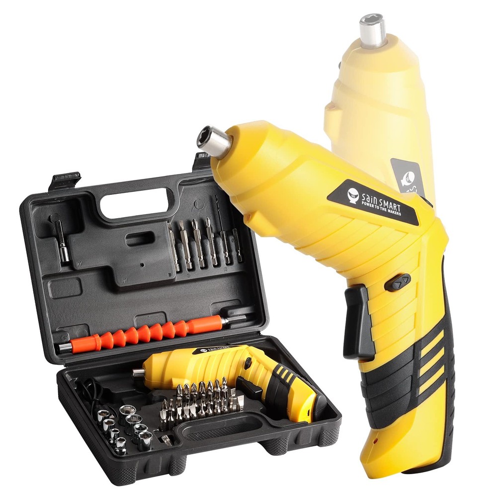 3.6V Cordless Screwdriver with Rechargeable Lithium Battery and 1/4