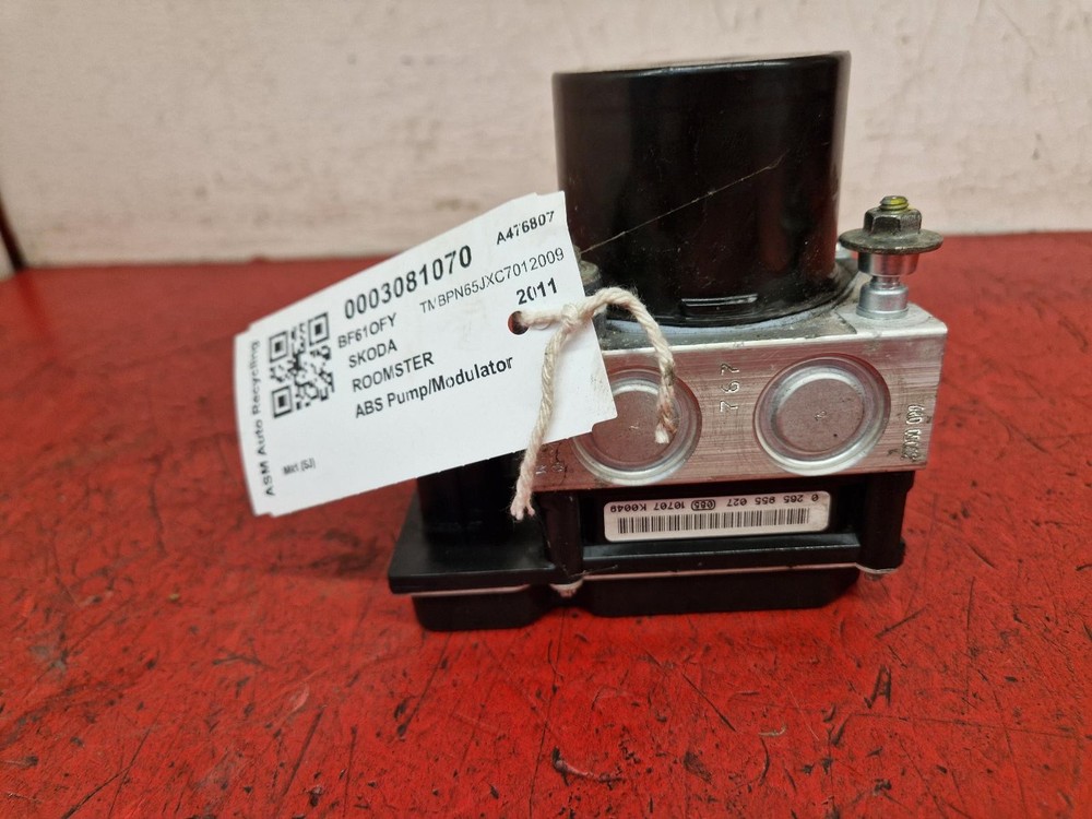 SKODA ROOMSTER MK1 2011 ABS PUMP MODULATOR 1.2L PETROL CBZB 6R0614517AGBEF