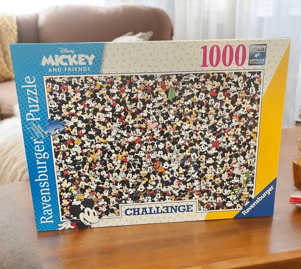 New!! Disney Mickey Mouse Challenge 1000 Piece Jigsaw Puzzle Ravensburger