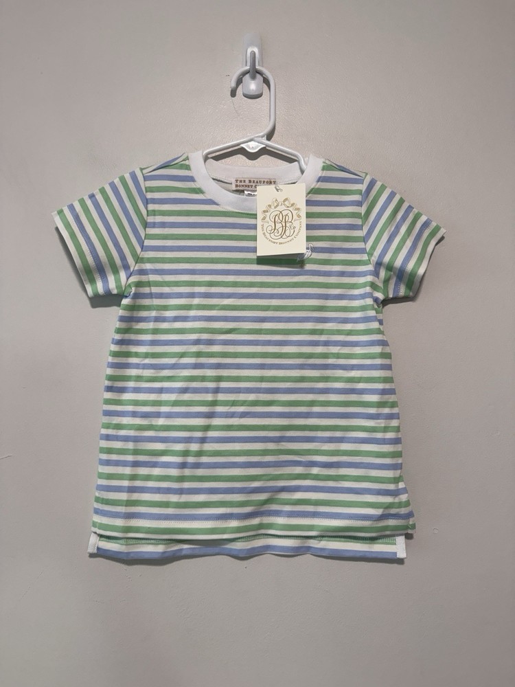 Beaufort Bonnet Company NWT Carter Crewneck in Kennedy Cruise Stripe