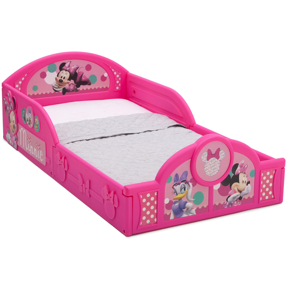 Disney Minnie Mouse Plastic Sleep and Play Toddler Bed by Delta Children