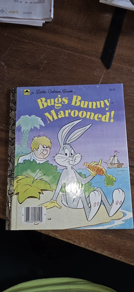 A Little Golden Book Bugs Bunny Marooned Book Vintage 1985