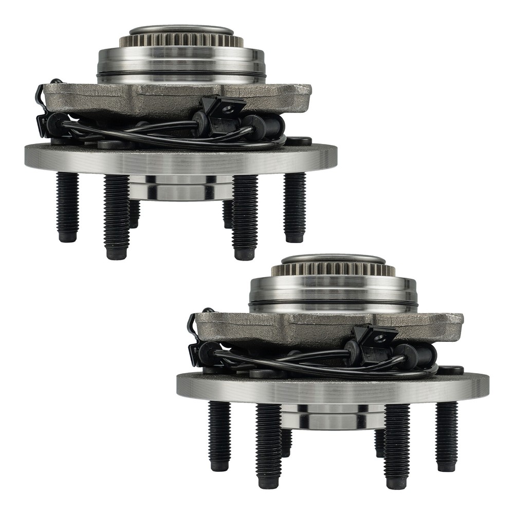 Pair 4WD Front Wheel Hub and Bearings for Ford F-150 Expedition Lincoln Mark LT