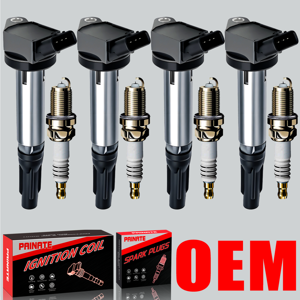 Toyota RAV4 Camry 2.5L UF487 OEM 4X Ignition Coil & Iridium Spark Plug Kit
