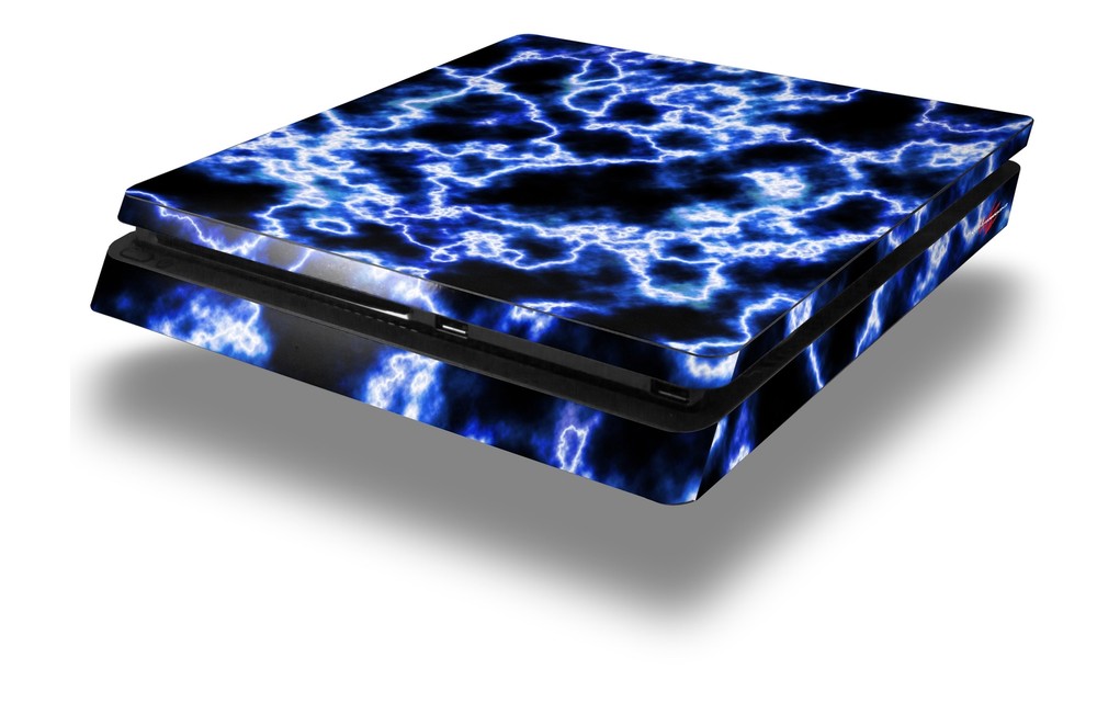 Skin for PS4 Slim Electrify Blue Playstation 4 Console