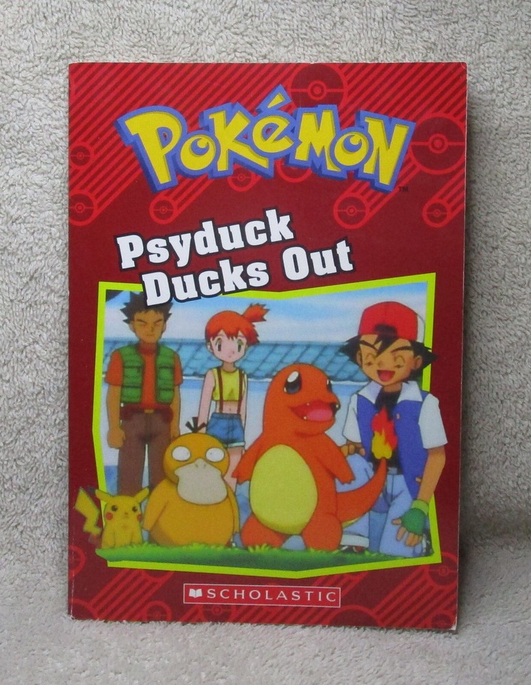 Official 2017 Scholastic Pokemon PSYDUCK DUCKS OUT Paperback Book