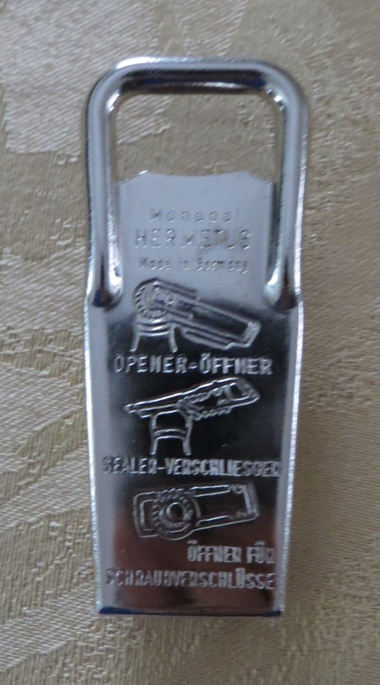 Monopol Hermetus Steel Beer Bottle Resealer Opener