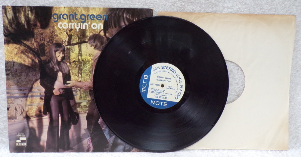 Grant Green Carryin' On 1970 Vinyl Jazz Funk Soul Record Blue Note Bst 84327