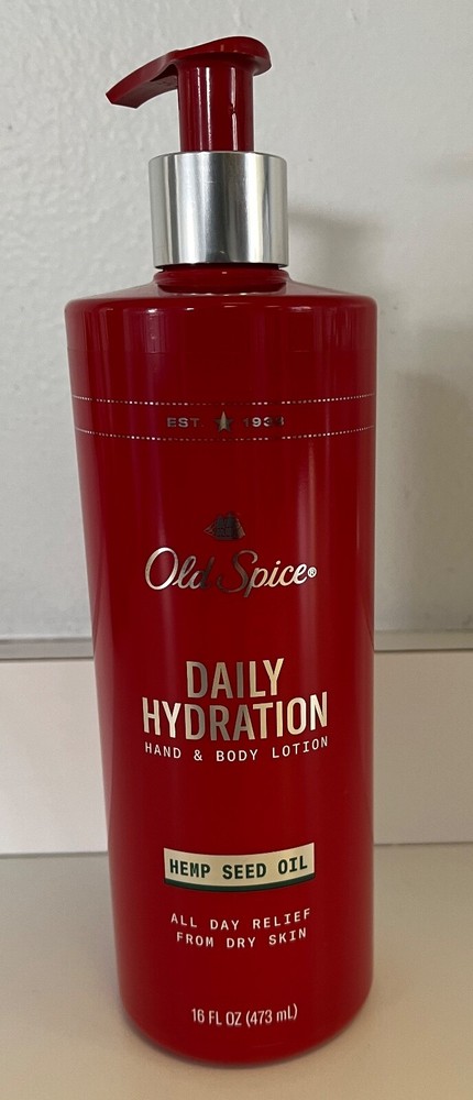 Old Spice Daily Hydration HAND & BODY LOTION Lotion Hemp Seed Oil - 16 fl oz