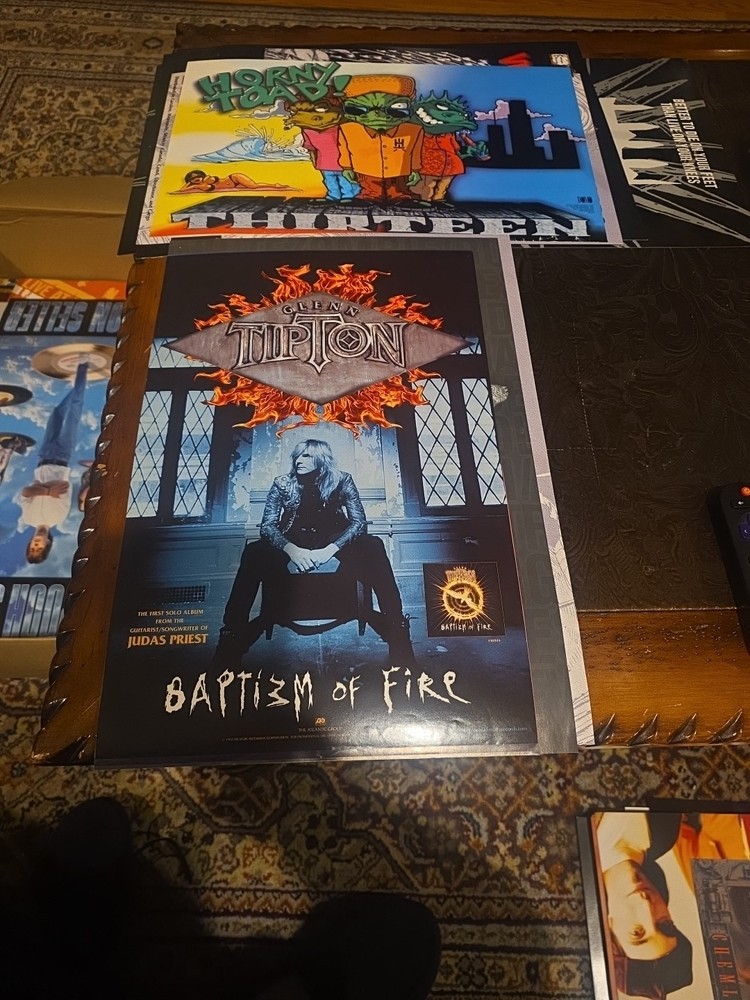 Tipton Baptism Of Fire Album/CD Release promo Poster 11x17