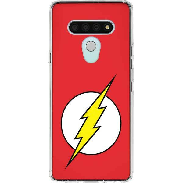 DC Comics Flash LG Stylo 6 Clear Case - The Flash Emblem