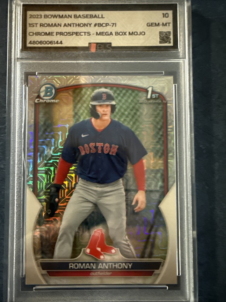 2023 Bowman 1st  Mega Box Roman Anthony  Mojo Refractor Red Sox Gem Mint 10!