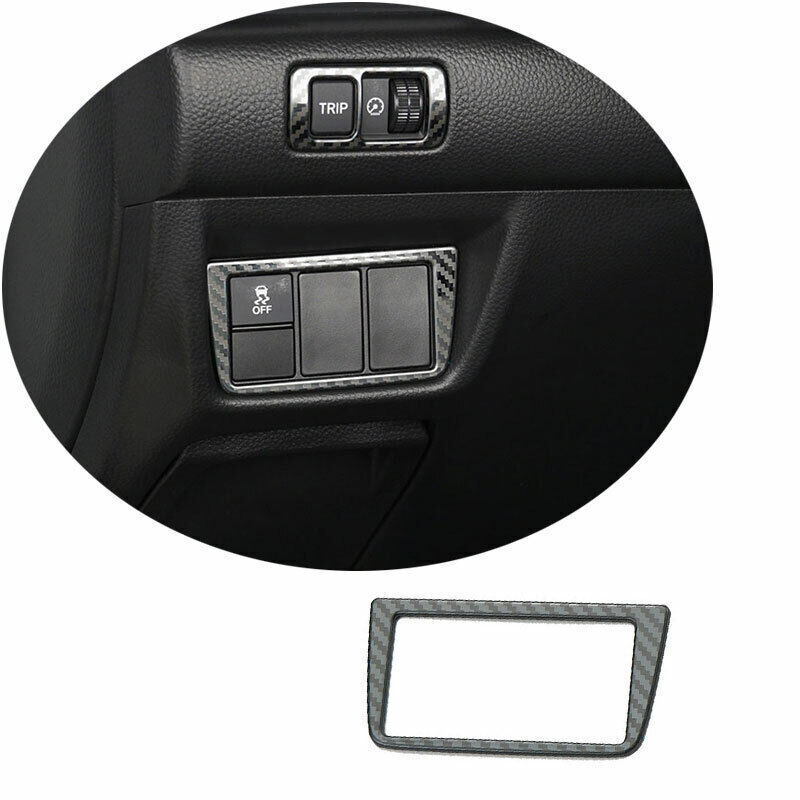For Honda Accord 2018-2022 Steel Carbon Fiber Inner Console Function Button Trim