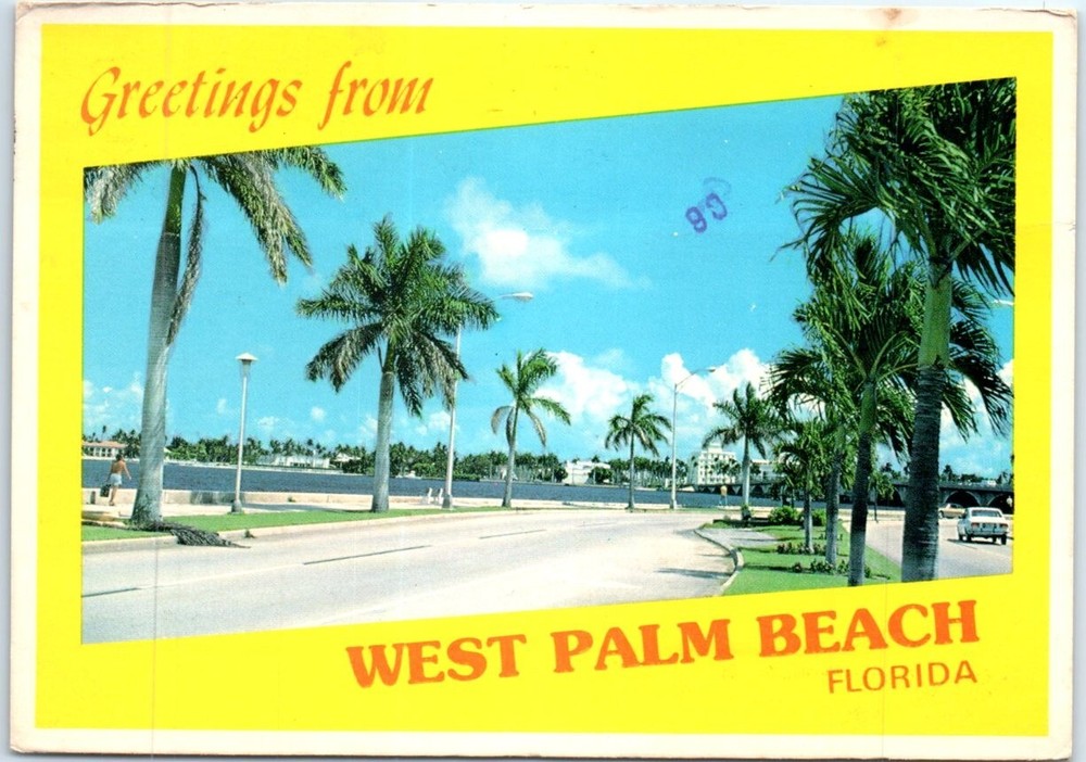 Postcard - Greetings from West Palm Beach, Florida