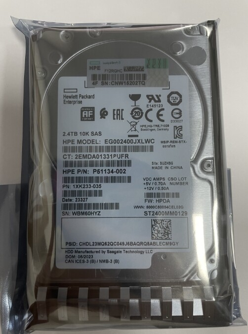 NEW P28352-B21 P30562-001 HPE 2.4TB SAS 12G 10K 2.5