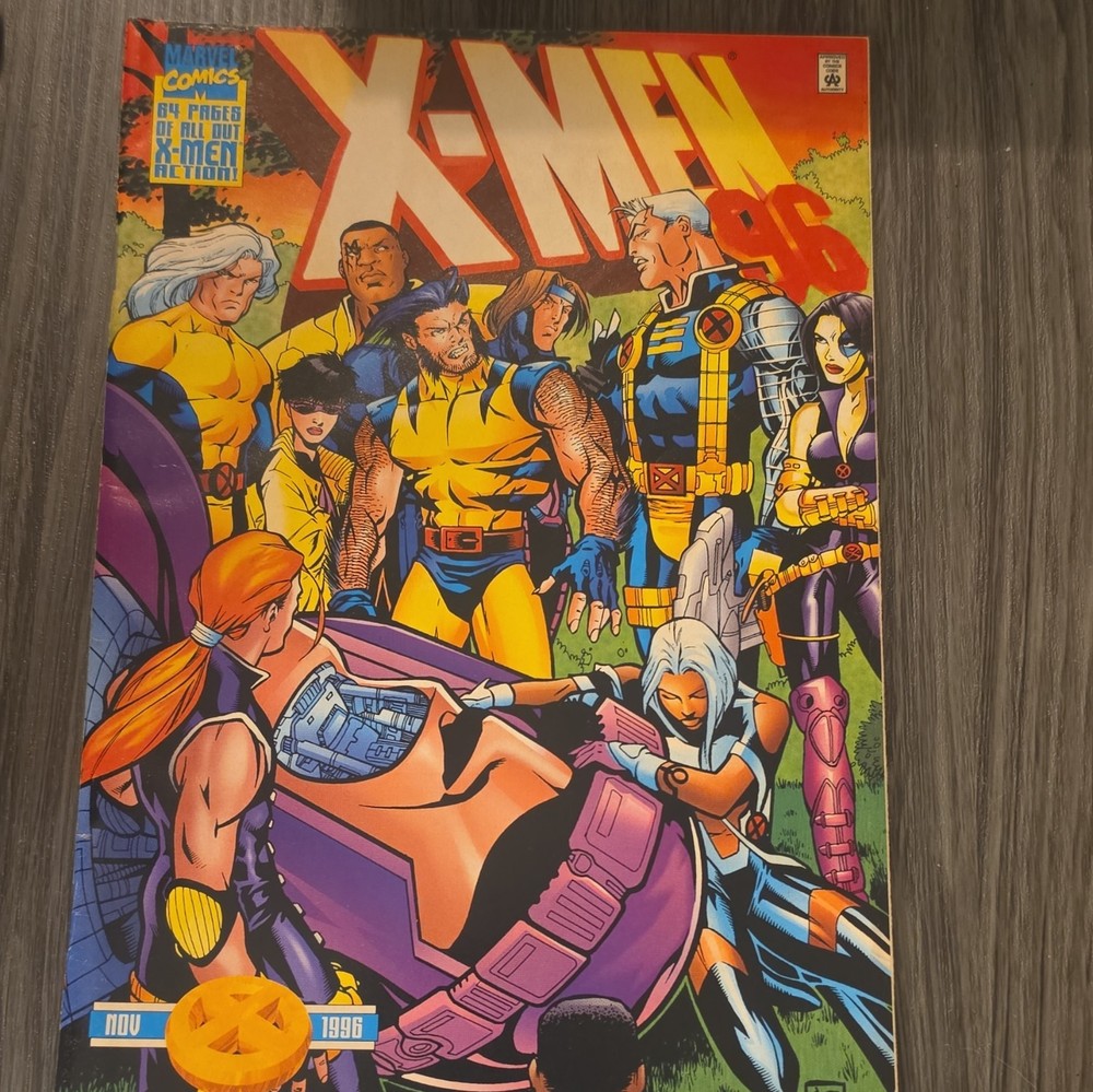 Marvel Comics X-Men '96 #1 1996 Single Issue Direct Edition Wolverine Cyclops