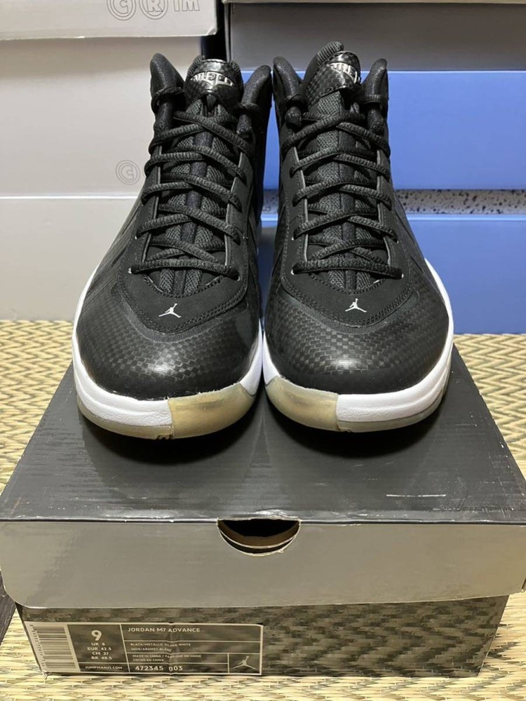 NIKE US10.5 Jordan Melo M7 Advance (Jordan) black silver white us9 ( ) new
