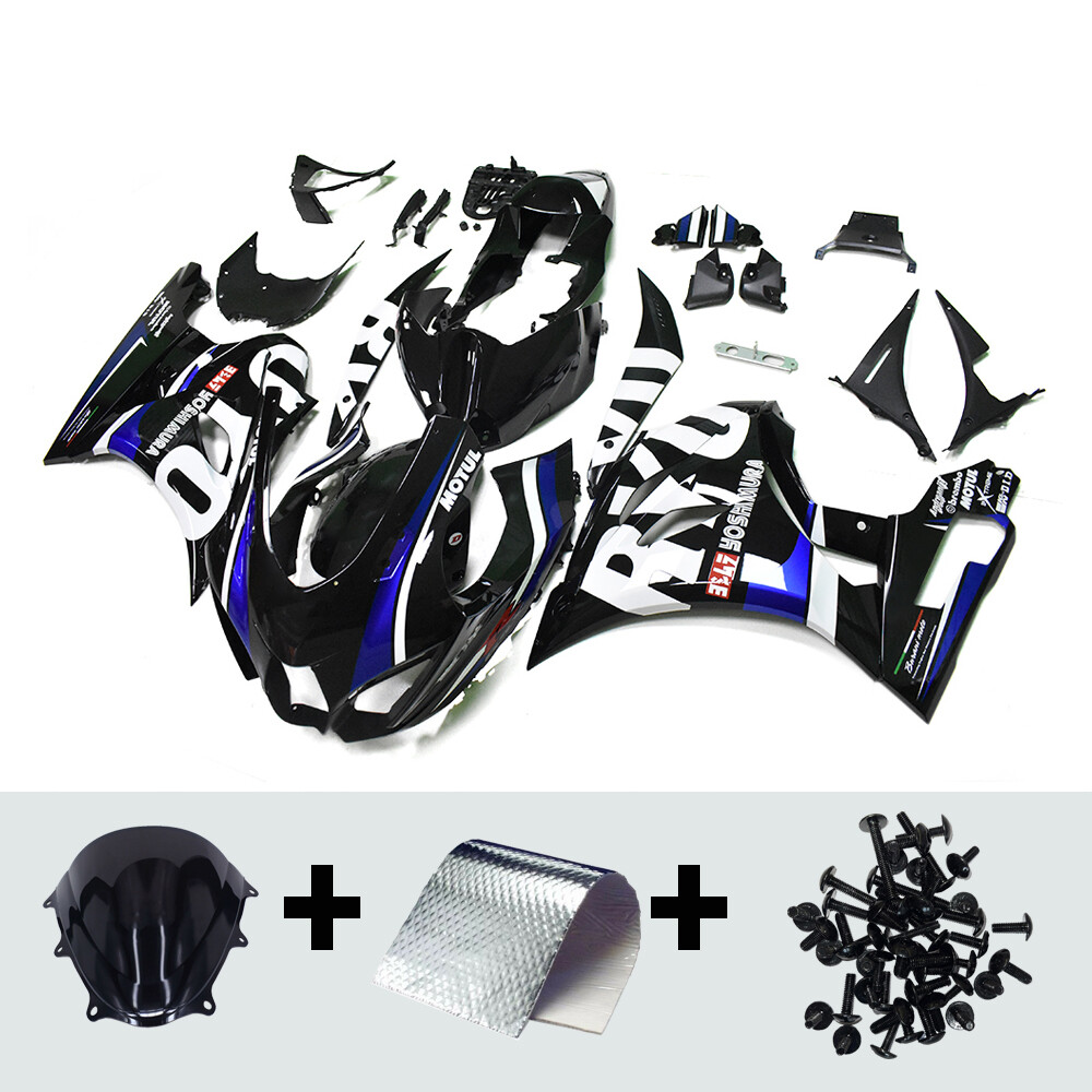 ABS Blue Black Fairing For Suzuki GSXR1000 2017 2018 2019 2020 2021 K17 Bodywork