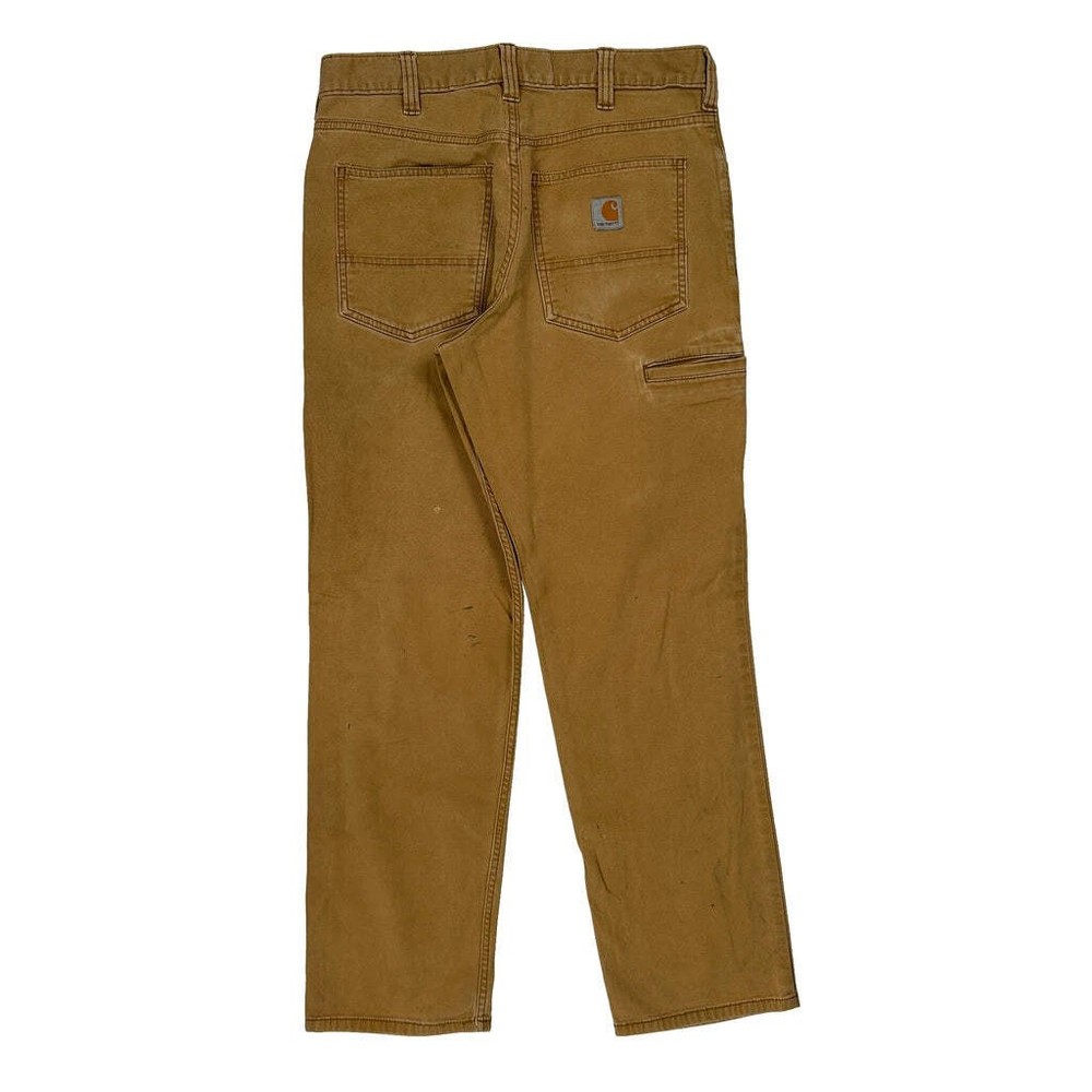 Carhartt Double Knee Carpenter Pants - 32W 30L Brown Cotton