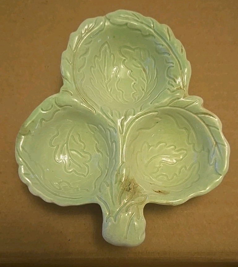 Vintage Carlton Ware, smalll dish. Made in England. Lettuce Leaf MCM