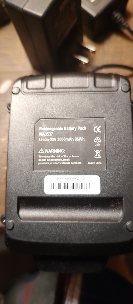 Worx WA3537 32V 3.0Ah Li-ion Power Tool Battery Replacement Compatible