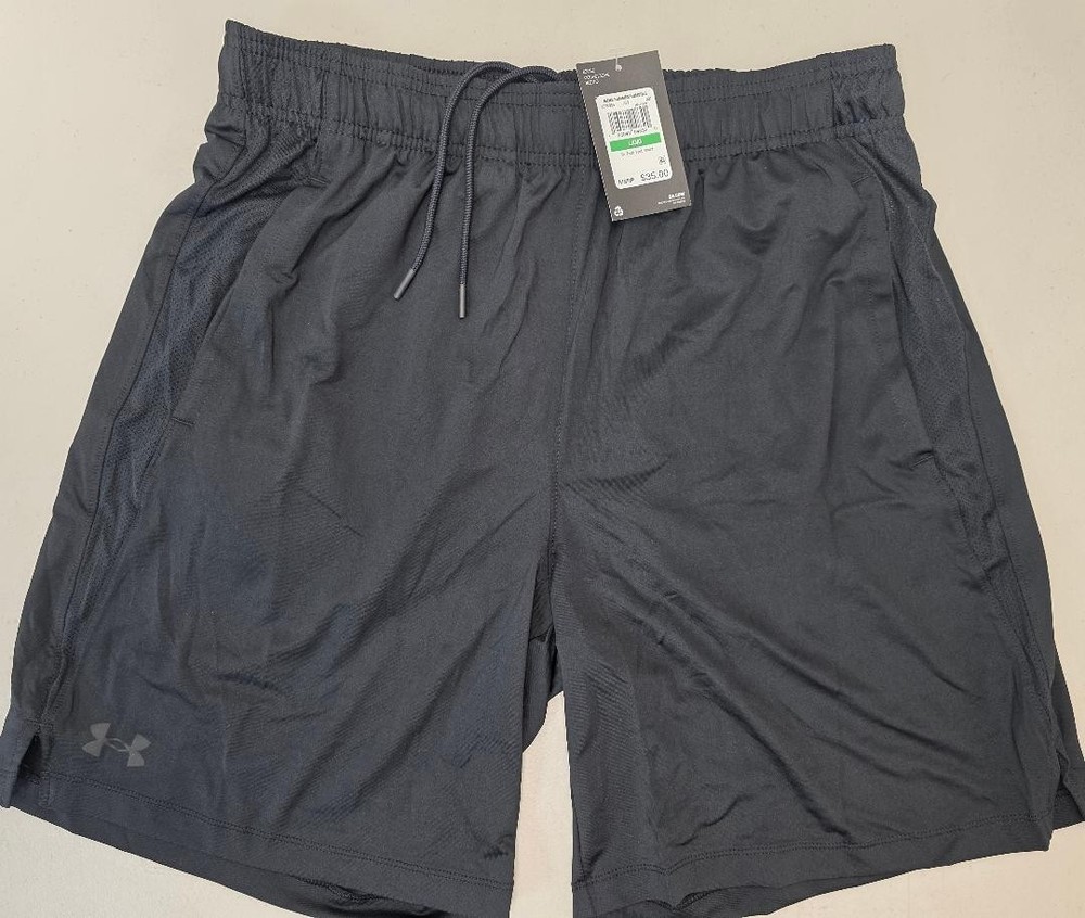 Under Armour UA Mens Shorts 1376955 001 BLACK 9