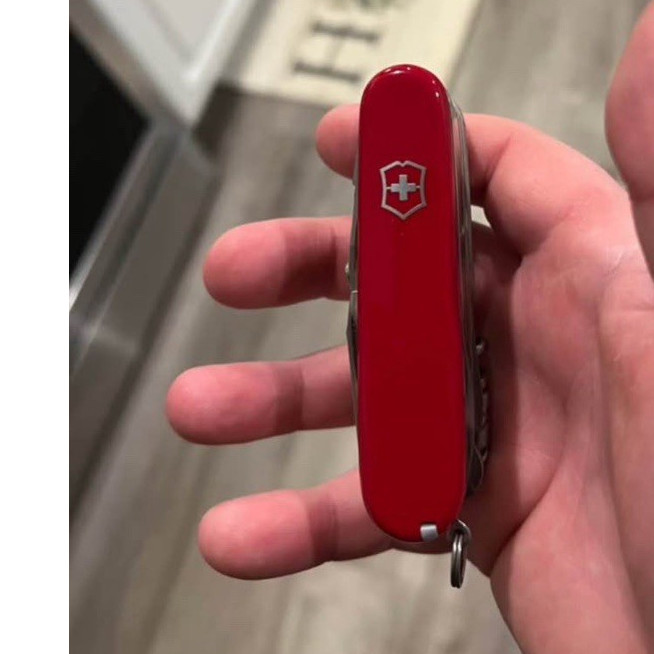 Victorinox Swiss Army Red Multi-Tool Knife Scissors Pliers Stainless Steel