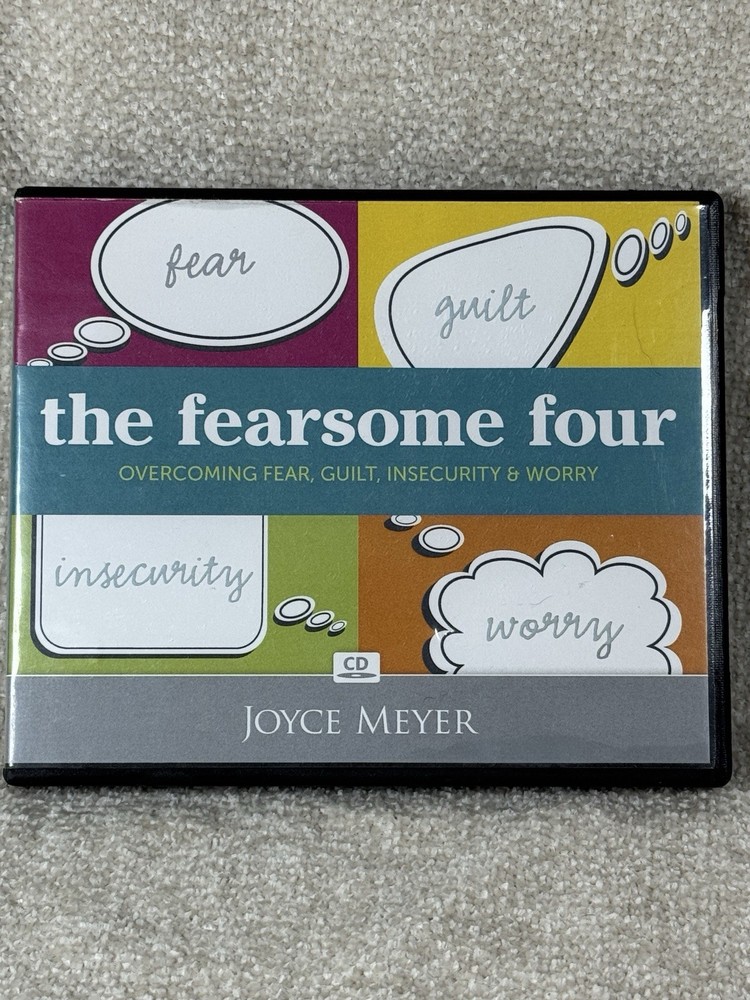 Joyce Meyer The Fearsome Four 4 CD Christian Teaching Audio Set