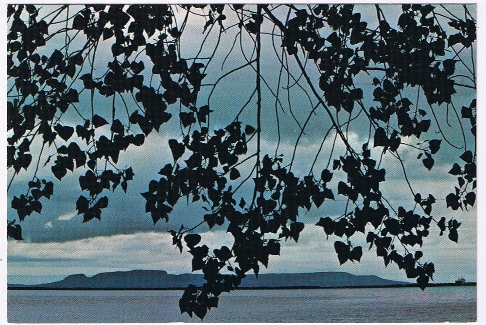 Ontario Postcard Sleeping Giant Lake Superior Thunder Bay Canada Post